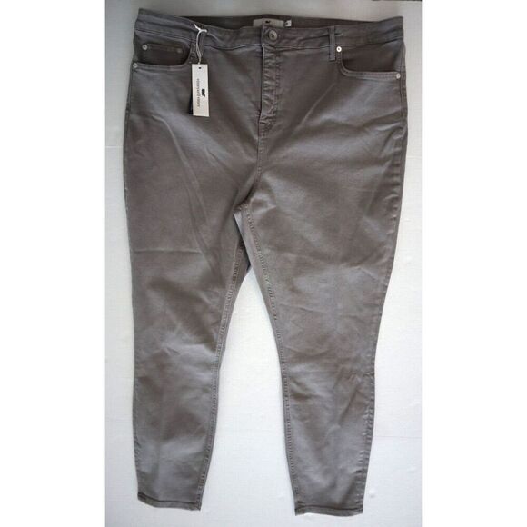 Vineyard Vines Women's Sz 36 Anchor Gray Jamie High-Rise Garment-Dyed Jeans - Picture 1 of 13